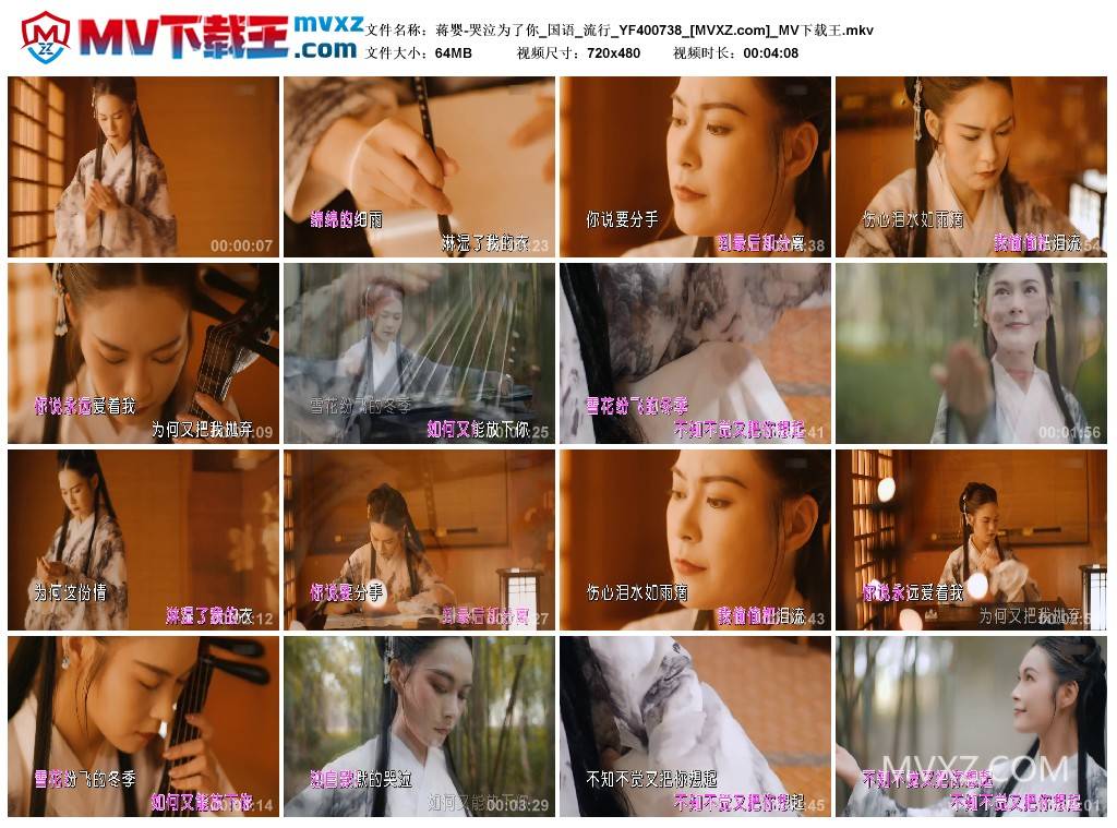 蒋婴-哭泣为了你_国语_流行_YF400738